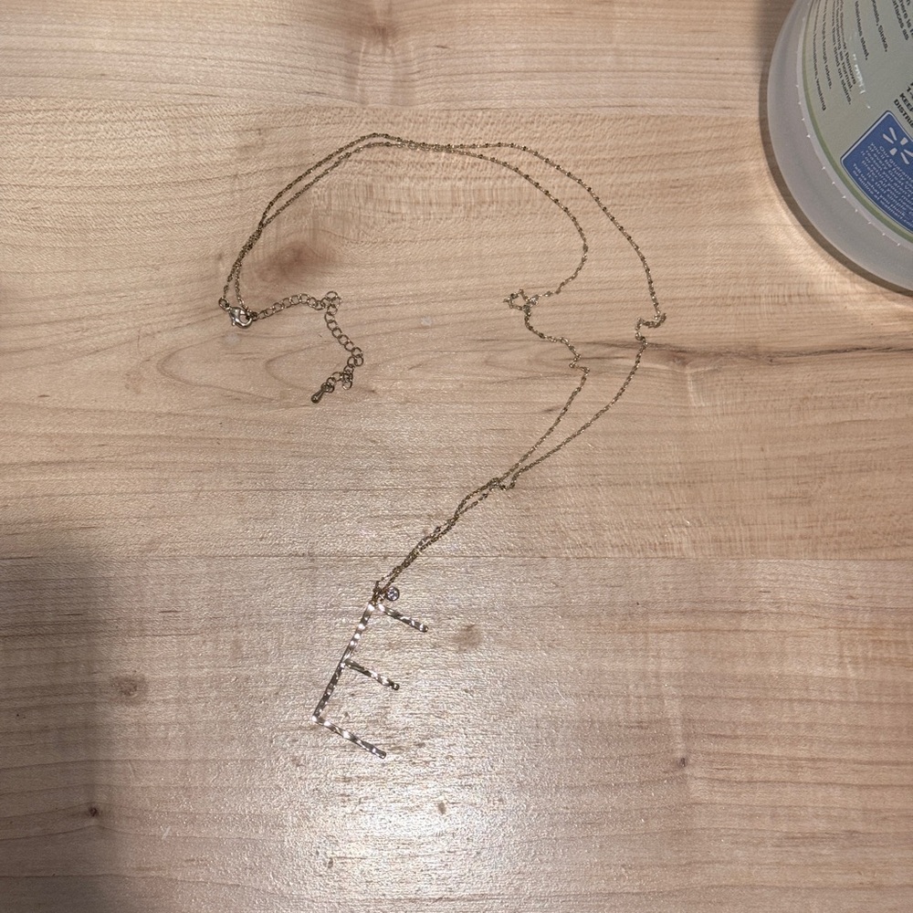 Gold Initial Necklace